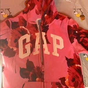 Pink kids gap hoodie size 5yrs